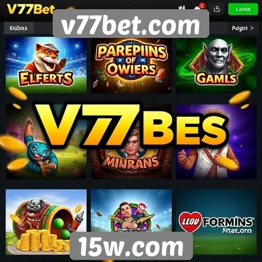 Exploração dos jogos disponíveis no v77bet